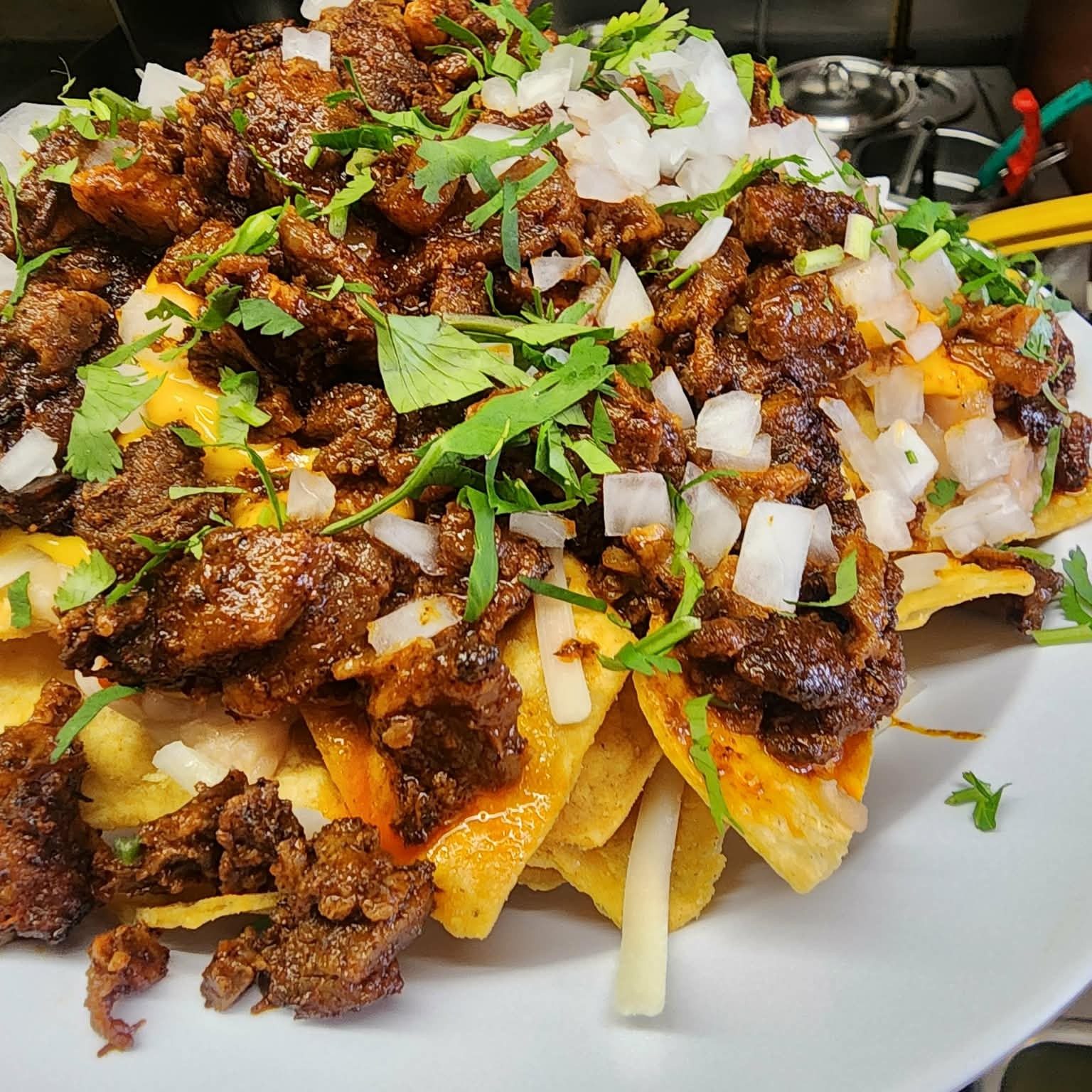 Al Pastor Nachos.