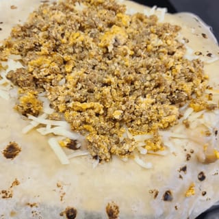 Small Breakfast Burrito: Chorizo with Egg