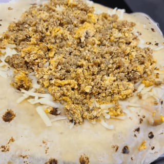 Breakfast Burrito: Chorizo with Egg@